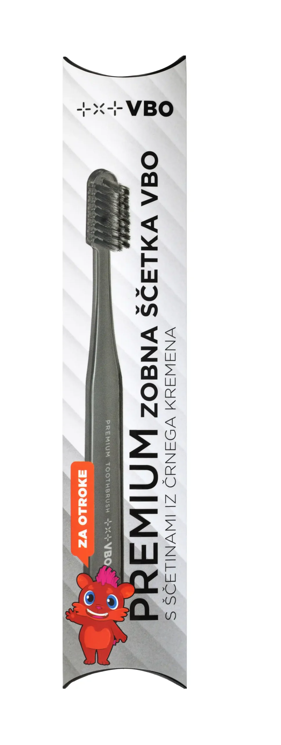 VBO Premium Toothbrush for Kids - Black, 1